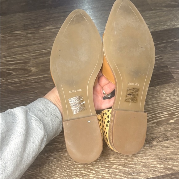 Dolce Vita Kelsa Leather/CowHair D’Orsay Flats Women Size 7.5M - Picture 4 of 7